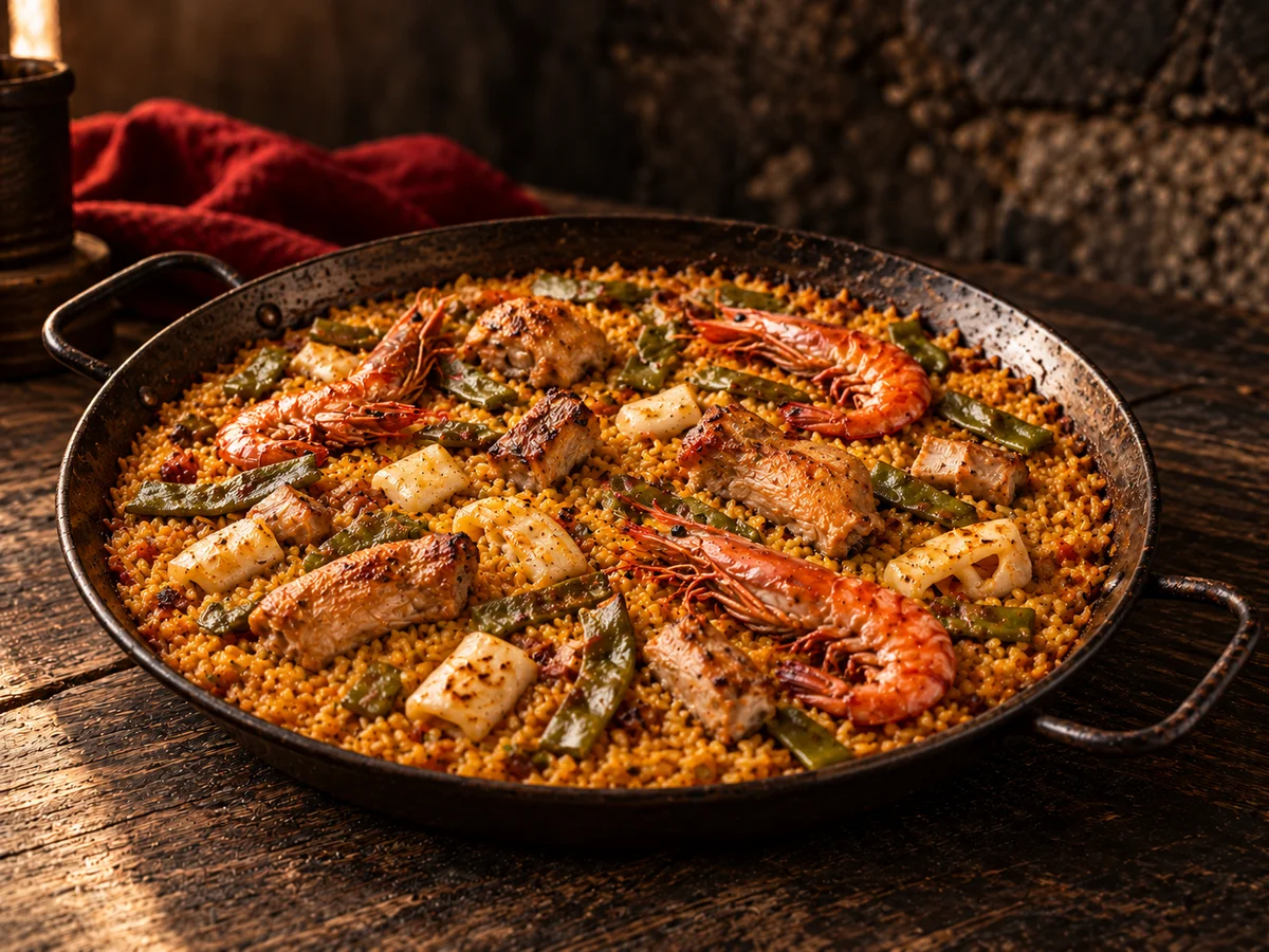 Paella mixta
