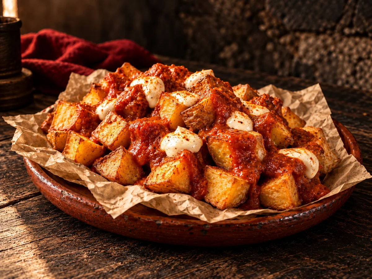 Patatas bravas caseras